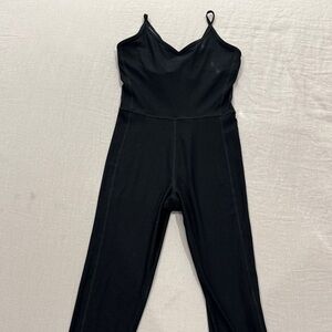 Elegant Black Spaghetti Strap Jumpsuit